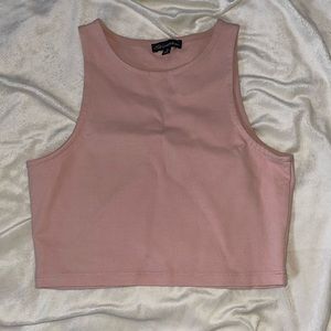Pink crop top